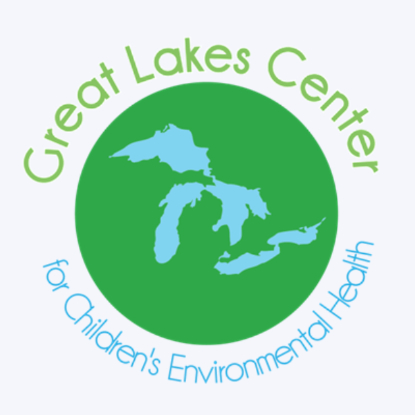 Center logo with Great Lakes illustrated on a globe.